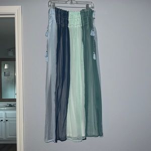 Multi colored maxi skirt